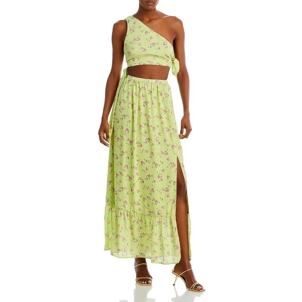 NWT Wayf Darlin Dress in Lemon Ditsy Small